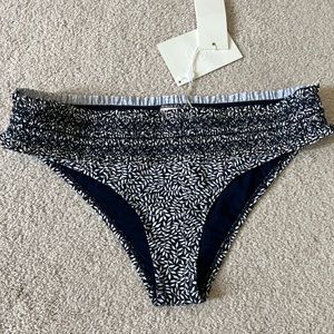 Tory Burch Costa Printed Hipster Bikini Bottom Medium M NWT $128